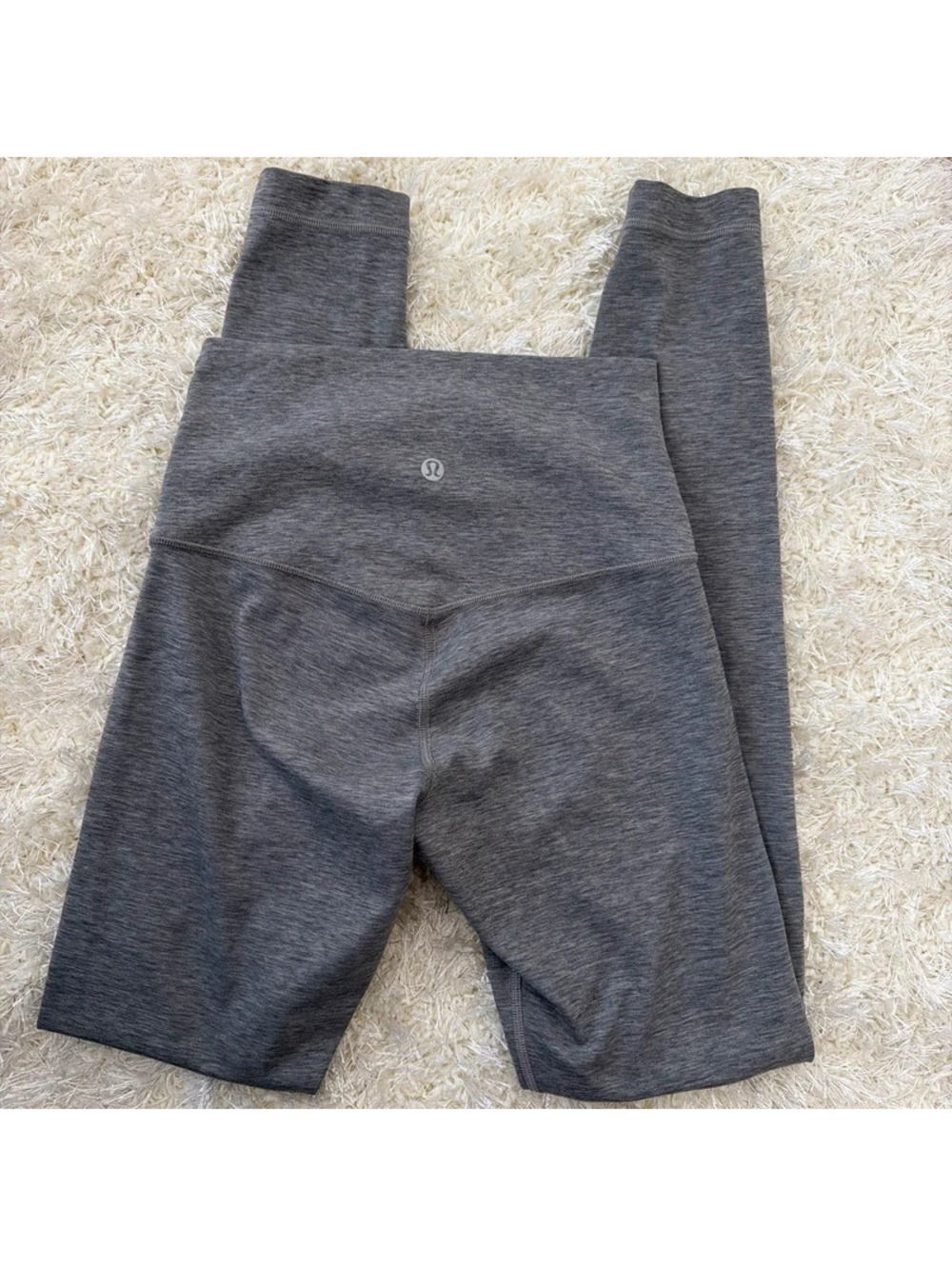 Lululemon grey high-waisted align  leggings  28” size 4